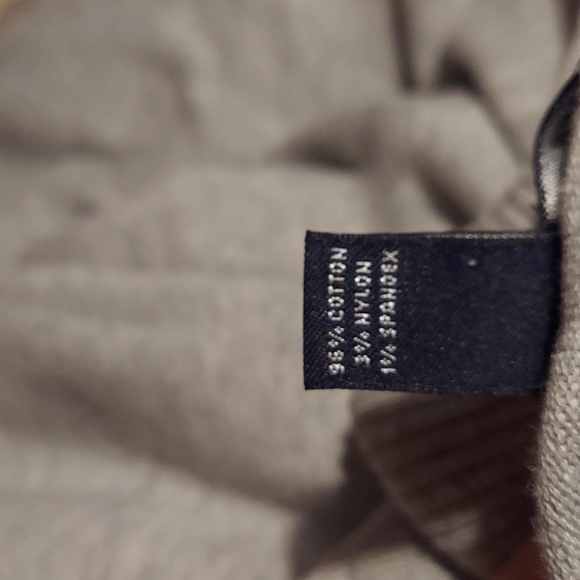 Lands' End large turtleneck sweater,  gray - Picture 4 of 8